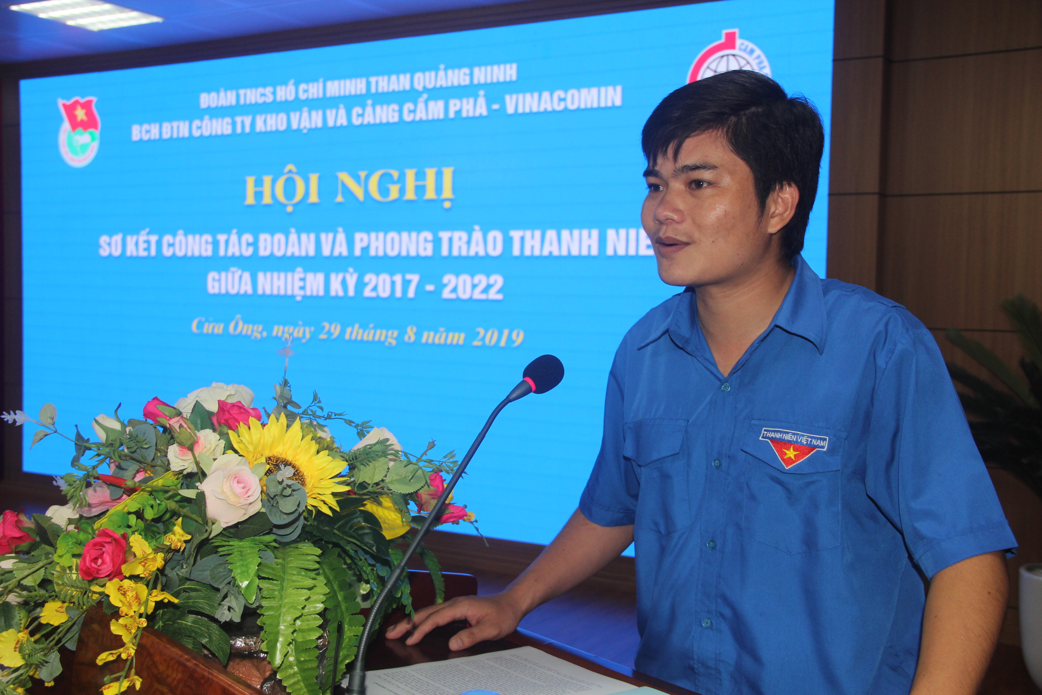 ĐTN Công ty Kho vận và cảng Cẩm Phả sơ kết công tác Đoàn và phong trào thanh niên giữa nhiệm kỳ 2017-2022