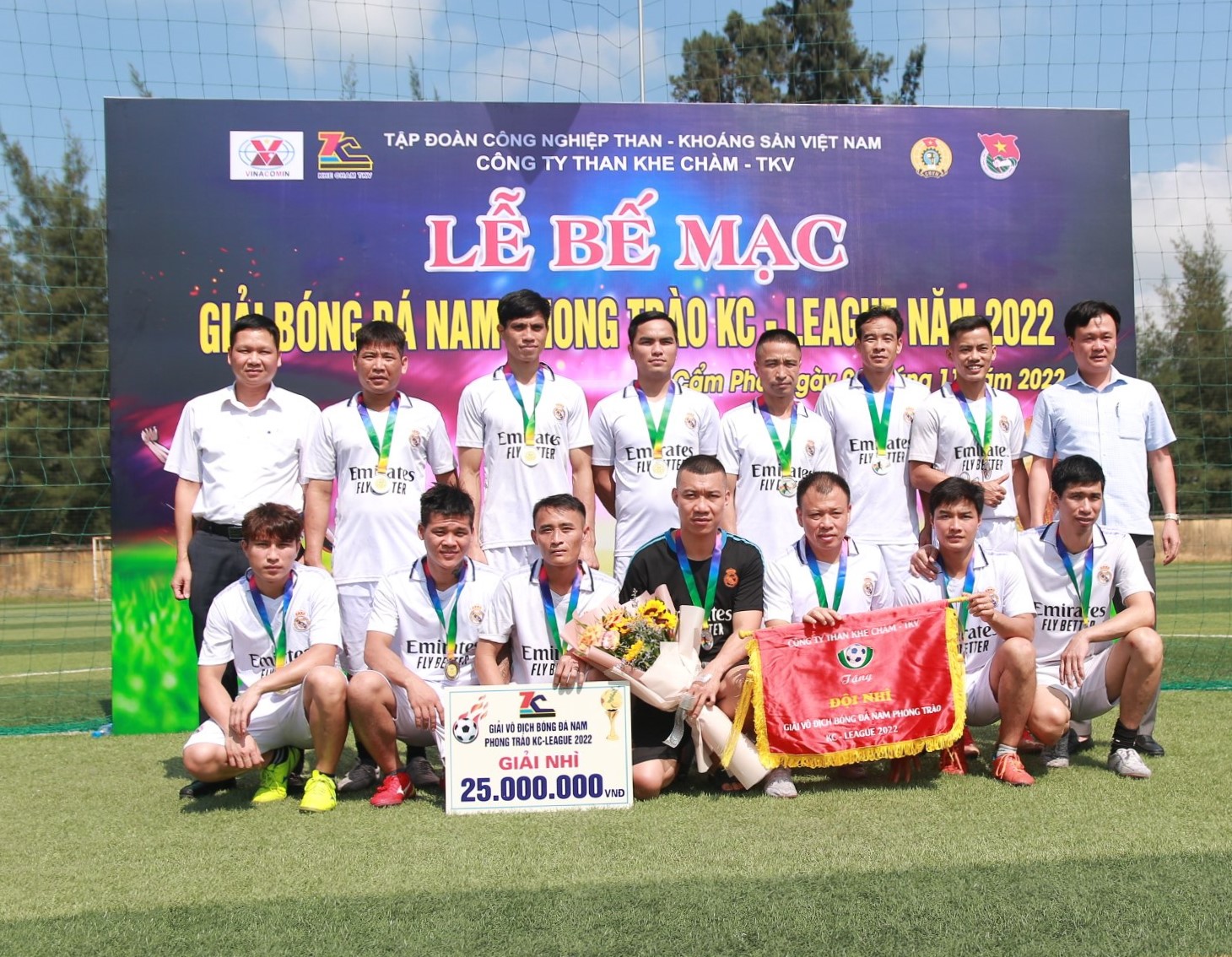 Giải bóng đá Nam phong trào KC - League năm 2022 Công ty than Khe Chàm - TKV thành công tốt đẹp