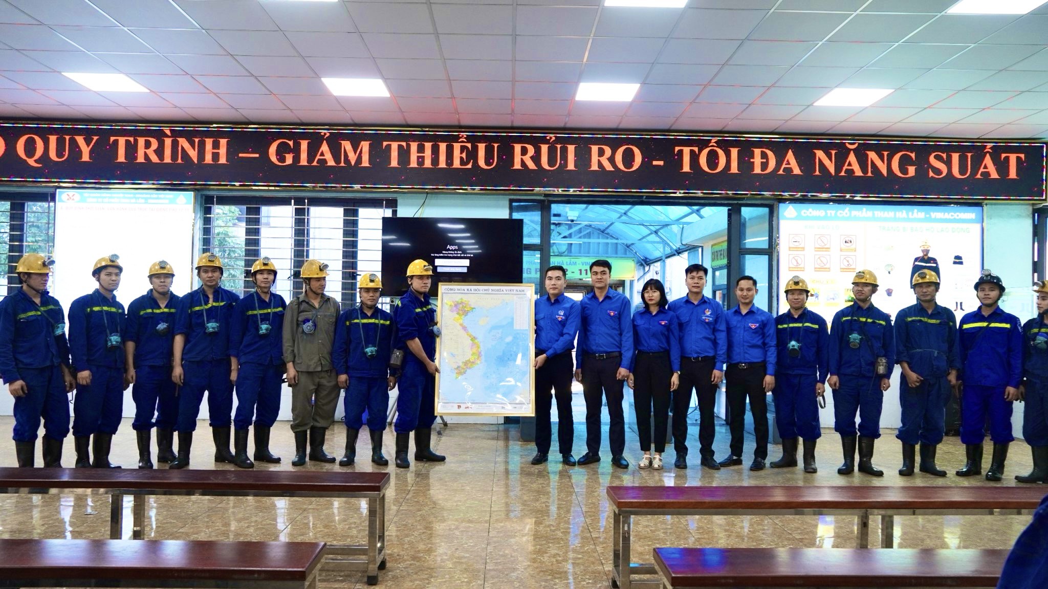 Đoàn Than Quảng Ninh kiểm tra chuyên đề 3 tại Công ty Cổ phần Than Hà Lầm - Vinacomin